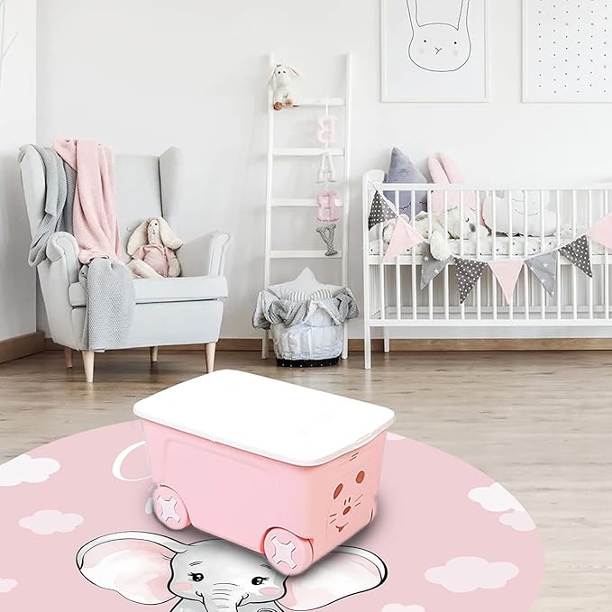 Custom Nursery Crib Bedding Set: Personalized Name 4 Piece Starry Sky Elephant Design Baby Crib Sets for Girls - Toddler Double Layer Blanket Set, Comfortable Crib Bed Sheets for Baby Toddlers-CubbioJoy