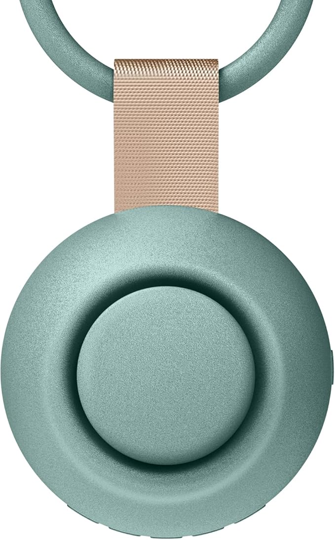 2025 Mom's Choice Awards, Portable Sound Machine for Baby Adult, AI Cry Detection, 18 Soothing Sound, Bluetooth Rechargeable White Noise Machine for Home Office Travel, Nursery Light, Cyan-CubbioJoy