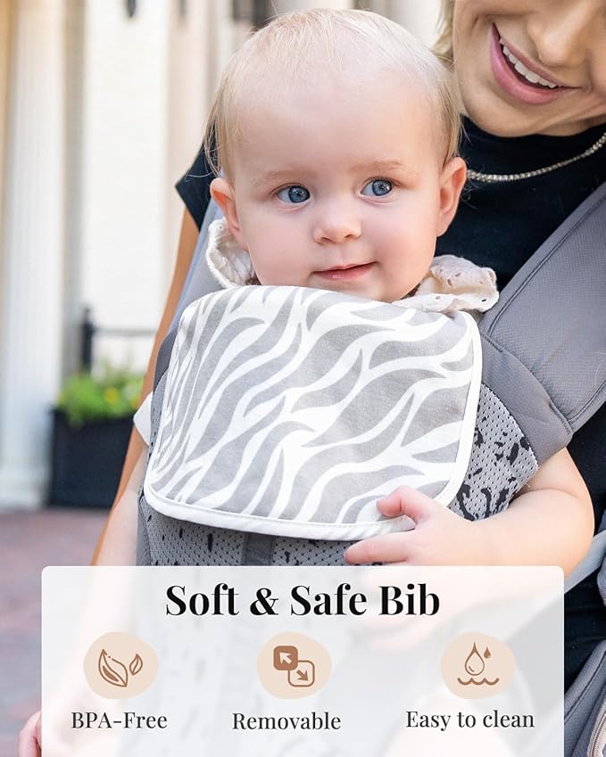 Baby Carrier Pro, MOMTORY Safety-Certified 6-in-1 Ultra Storage Baby Carrier Newborn to Toddler, Detachable Baby Holder Carrier with Hip Seat, Ergonomic Cozy Baby Front and Back Carrier for 7-50lbs-CubbioJoy