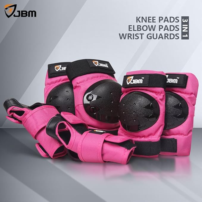JBM Adult & Kids Knee Pads Elbow Pads and Wrist Guards for Inline Skating, Roller Skating, Skateboarding, Scootering-CubbioJoy