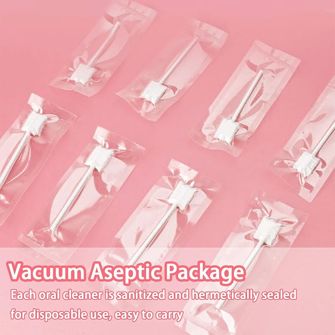 Baby Tongue Cleaner, Baby Toothbrush, 42Pcs Disposable Infant Toothbrush Clean Baby Mouth,Gauze Gum Cleaner Toothbrush Baby Oral Cleaning Stick Dental Care for 0-36 Month Baby+Free 1 Finger Toothbrush-CubbioJoy