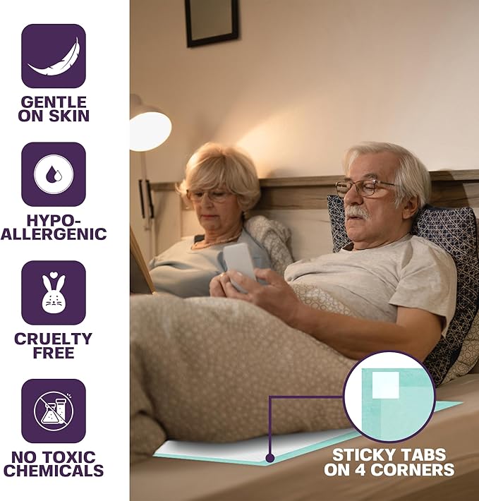 Disposable Bed Pads for Adults 17 x 24 (600 Count) - Super Absorbent and Waterproof - Incontinence Bed Pads, Chuck Pads, Chux Pads, Changing Pads for Baby, Pee Pads for Kids-CubbioJoy