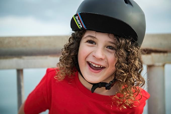 Bern Nino Bike Helmet for Kids, Ages 3-12, Flip Visor, Adjustable fit, Lightweight, CPSC Safety Certified-CubbioJoy
