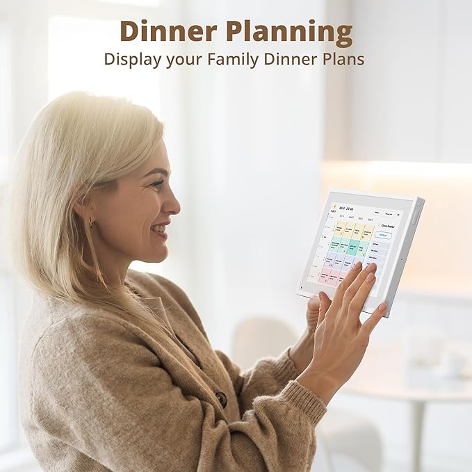 10.1" Digital Calendar Chore Chart – 1080P Full HD Interactive Touchscreen, Smart Family Planner, Hearth Display Digital Wall & Desk Mountable for Seamless Scheduling-CubbioJoy