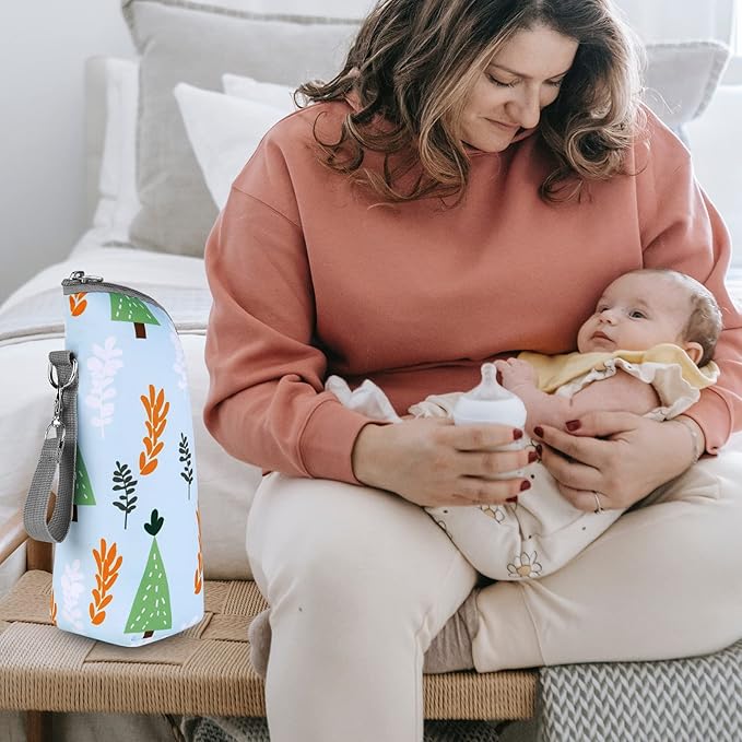 Accmor Baby Bottle Tote Bags, Insulated Breastmilk Cooler Bag, Nursing Bottle Warmer Bag for Nursing Mom Daycare Travel-CubbioJoy