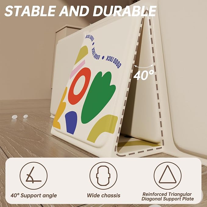 Baby Foldable Kids Bathtub for Infants to Toddler with Non-Slip Base,Easy Storage,Perfect for Small Spaces,White-CubbioJoy