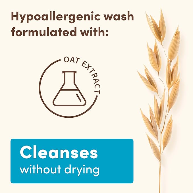 Aveeno Baby Daily Moisture Body Wash & Shampoo with Natural Oat Extract, Hypoallergenic, Tear-Free, Paraben-Free, pH-Balanced Formula For Sensitive Hair & Skin, 33 fl oz-CubbioJoy