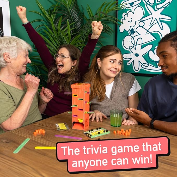 Don't Fall for It – Fun Trivia Board Game Age 3+ for Families and Kids | Hilarious Family Game for All Ages | 2+ Players, Portable and Easy to Play-CubbioJoy