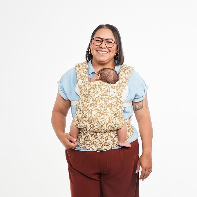 Baby Tula Explore Carriers - Breathable Baby Carrier Newborn to Toddler - Adjustable Toddler Carrier - Multiple Ergonomic Positions Front and Back - Ergonomic Fit for 7-45 lb - Hemp, Mariam-CubbioJoy