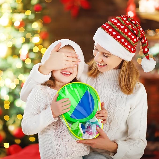 Ayeboovi Kids Outdoor Beach Pool Toys Toss and Catch Ball Set Upgraded Light UP Ball Yard Lawn Games for 3-10 Years Boys Girls Toddlers Easter Basket Stuffers-Green-CubbioJoy