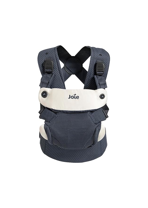 Joie Savvy Lite Air 3-in-1 Baby Carrier – Lightweight, Ergonomic Baby Carrier with 3 Carry Positions, Breathable Fabric, Padded Straps, and Lumbar Support (Indigo)-CubbioJoy