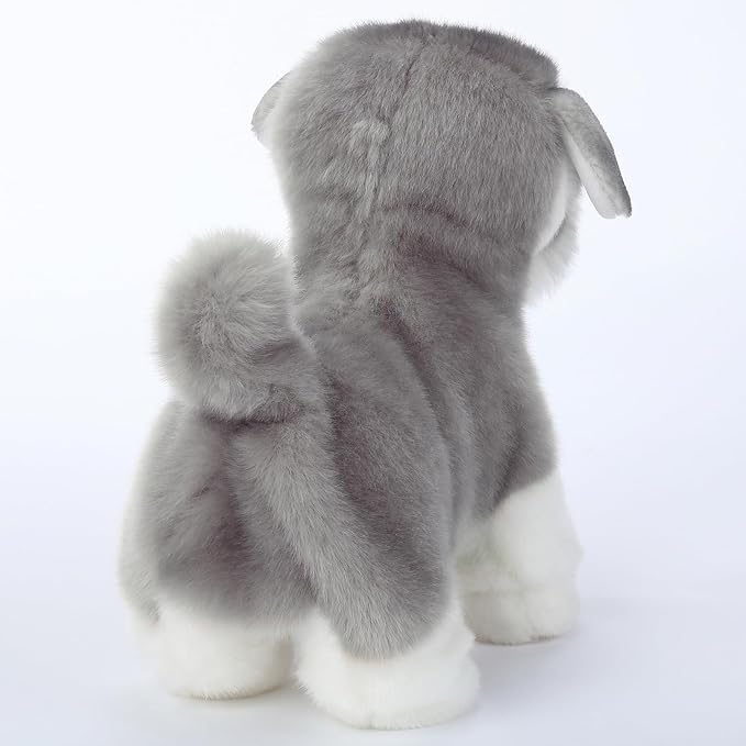 CU-MATE Interactive Plush Schnauzer Dog Toy,Companion Robot Dog Pets,Handmade Weighted Stuffed Animals,Electronic Toy with Walking/Barking/Wagging Tail/Talking-CubbioJoy