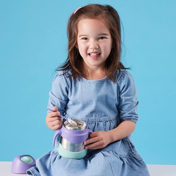 B.box Lilac Pop Insulated Food Jar, 1 EA-CubbioJoy