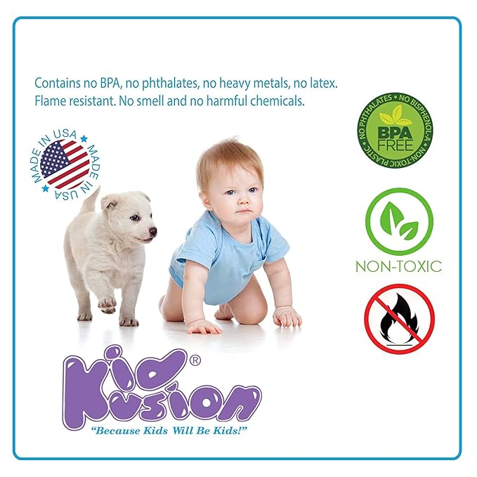 Kidkusion Baby Proof Edge Guards for Safety | Made in The USA | 6 Feet | Black | Edge Protectors for Furniture, Tables, Fireplaces | Heavy Duty Tape Included