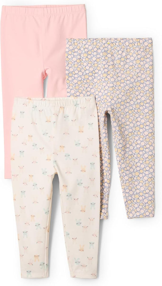 Amazon Essentials x Sofia Grainge Unisex Toddlers and Babies' Legging, Pack of 3-CubbioJoy