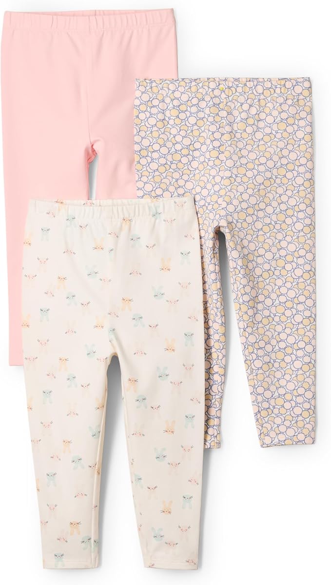 Amazon Essentials x Sofia Grainge Unisex Toddlers and Babies' Legging, Pack of 3-CubbioJoy