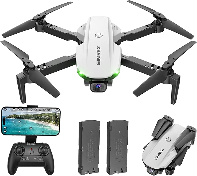 Drone With Camera 1080P for Kids And Adults, RC Quadcopter with Altitude Hold, Mini Drone With One Key Start, Waypoint Fly, Headless Mode, 3D Flip, 3 Speeds, Remote Control Drone for Beginners-CubbioJoy