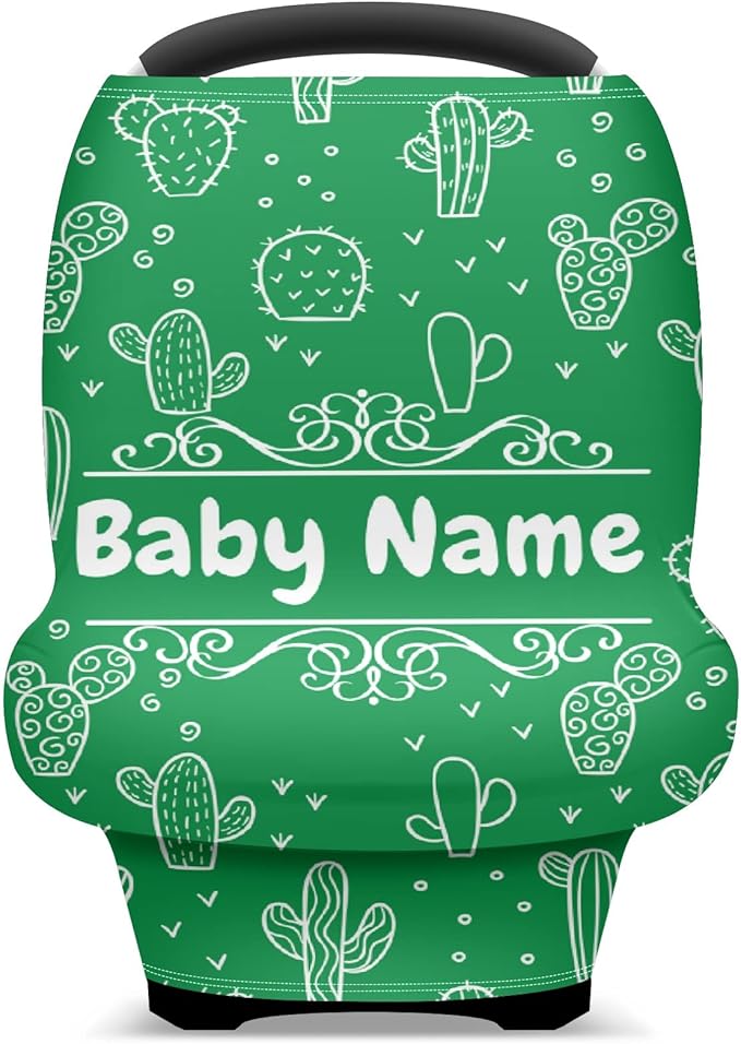 Baby Car Seat Stroller Cover Nursing Cover New Mom Breastfeeding Scarf Soft Stretchy Infant Carrier Cover Car Canopy Coverage-CubbioJoy