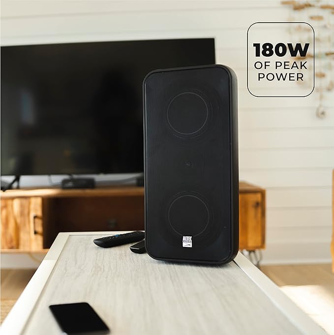 Altec Lansing Shockwave 200 Wireless Party Speaker 180W Bluetooth Speaker with a Long Lasting 12 Hour Battery, Multi LED Party Modes, Multiple bass Boost Modes, Party Sync, AM/FM Radio-CubbioJoy