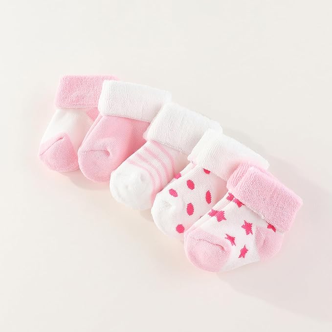 Baby Hats Mittens and Socks Set Cotton Newborn Hat Beanie Soft Infant Girls Boys Caps Gloves 0-6 month-CubbioJoy