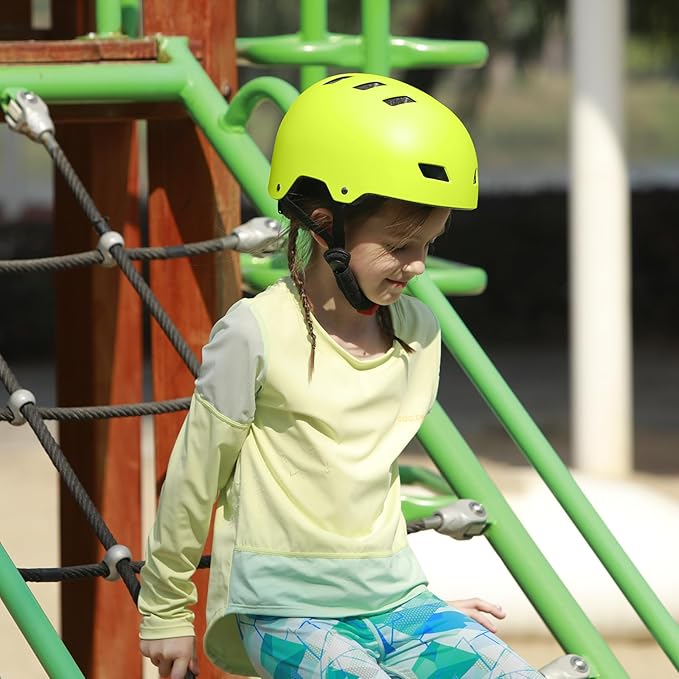 Bike Skateboard Helmet, Adjustable and Multi-Sport for Skate Scooter, 3 Sizes for Adult Youth Kids Toddler-CubbioJoy