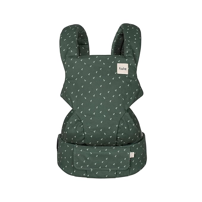 Baby Tula Explore Carriers - Breathable Baby Carrier Newborn to Toddler - Adjustable Toddler Carrier - Multiple Ergonomic Positions Front and Back - Ergonomic Fit for 7-45 lb - Cotton, Seedling-CubbioJoy