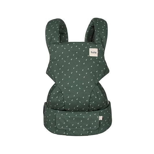 Baby Tula Explore Carriers - Breathable Baby Carrier Newborn to Toddler - Adjustable Toddler Carrier - Multiple Ergonomic Positions Front and Back - Ergonomic Fit for 7-45 lb - Cotton, Seedling-CubbioJoy