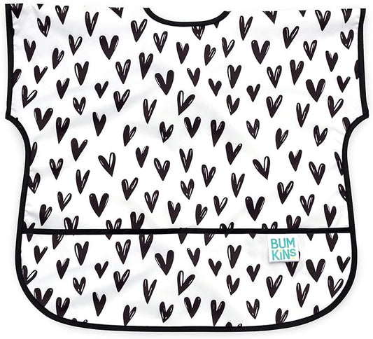 Bumkins Bibs - Toddler Bibs, Waterproof, Large for 1-3 Years, Short Sleeve-CubbioJoy