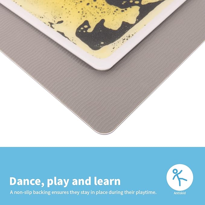 Art3d Liquid Fusion Activity Play Mat for Kids, Pack of 9 Tiles 12" X 12", Multi-Color, Round Corner-CubbioJoy