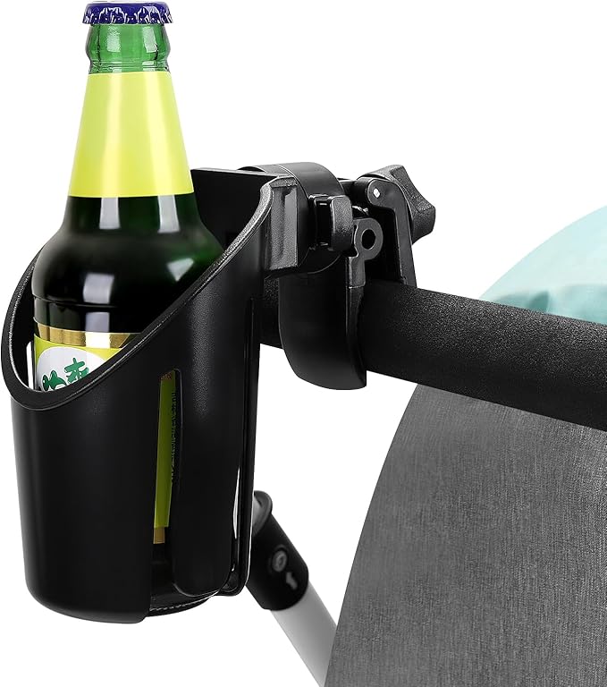 Accmor Universal Cup Holder, Stroller Cup Holder, 360° Rotatable Large Caliber Designed Bottle Holder for Stroller, Bike, Wheelchair, Walker, Scooter-CubbioJoy