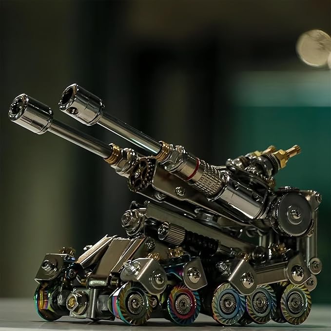 3D Metal Puzzle for Adults,Tank Puzzle Building Set，3D Metal Model Kit, Brain Teaser Puzzles DIY Assembling for Stress Relief - High end Men's Gift-CubbioJoy