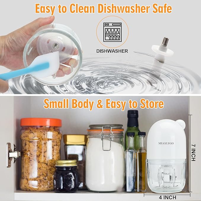 Baby Food Blender & Food Maker, Baby Blender, Food Puree Machine, Baby Food Grinder For Fresh Fruit, Veggies & Meat, Easy To Use & Easy To Clean Baby Feeding Essentials, Shower Gifts-CubbioJoy