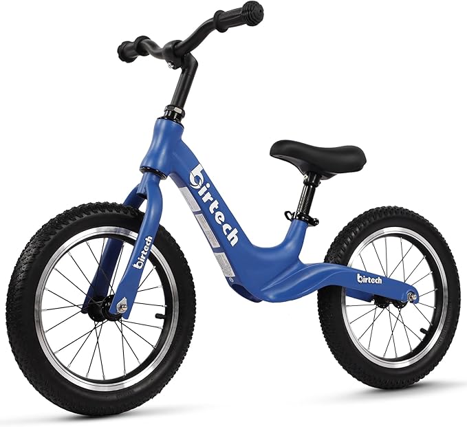 14" Kids Balance Bike for 3,4,5,6 Year Old Boys and Girls, Air Tires with Magnesium Alloy Frame, Lightweight No Pedal Toddler Training Bicycle-CubbioJoy