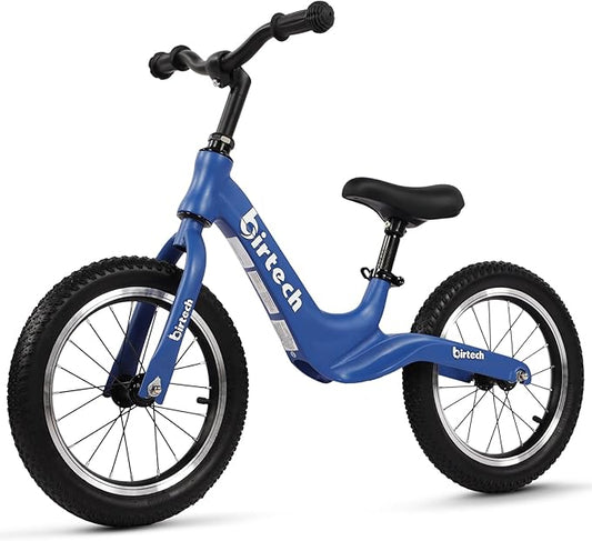 14" Kids Balance Bike for 3,4,5,6 Year Old Boys and Girls, Air Tires with Magnesium Alloy Frame, Lightweight No Pedal Toddler Training Bicycle-CubbioJoy