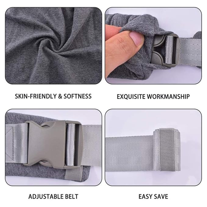Baby Wraps Carrier Sling, Baby Carrier for Newborns and Toddlers,Skin-Friendly and Soft Front Baby Carrier Wrap Perfect Baby Gifts (Grey, Cotton)-CubbioJoy