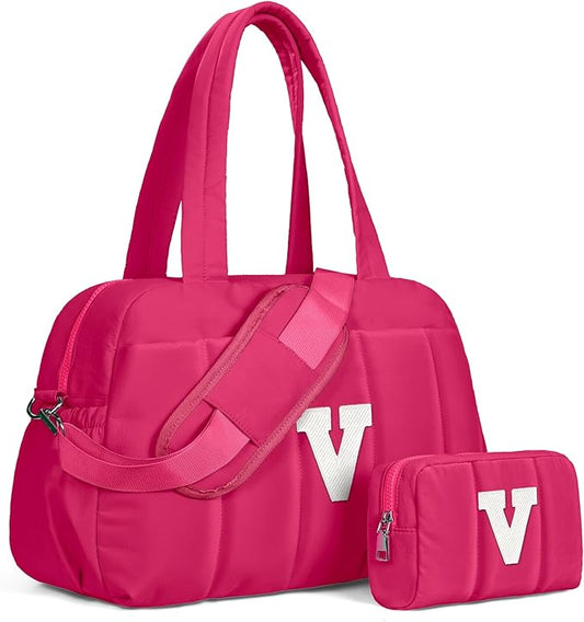 Dance Bag, Kid Weekender Bags，Tween Girls Trendy Stuff-Girl Overnight Bag with Wet Pocket，Lightweight Travel Tote Personalized Cheer Bags with Makeup Pouch-CubbioJoy