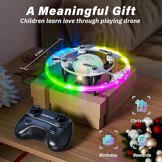 Drones for Kids, 2025 Mini RC Drone Quadcopter with 360 Degree Flip, 90 Degree Surround Flight, 8, 9, 10, 11, 12 Years Old Boys and Girls Ideal Gift Toys-CubbioJoy