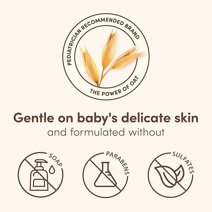 Aveeno Baby Welcome Little One Gift Set, Baby Skincare Set with Nourishing Baby Body Wash & Shampoo, Calming Bath Wash, All Over Baby Wipes, Daily Moisturizing Lotion, & Baby Balm, 5 Items-CubbioJoy