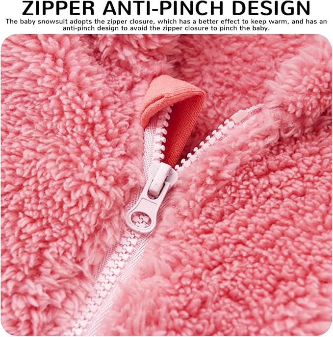 Baby Boy Girl Snowsuit Winter Warm Clothes Coat Infant Jumpsuit Toddler Outfit-CubbioJoy