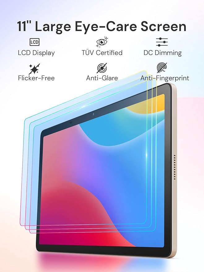 AI Kids Tablet with Scanner - 50000+ Content AI Tutor Learning Tablet with ELA, Math, ABC, Word, Read, Phonics, STEM for Homeschooler Educational Study for PreK - G6 (TalPad T100, Standard)-CubbioJoy