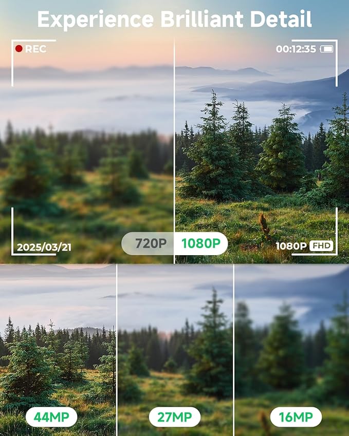 Digital Camera, 44MP FHD 1080P, 16X Zoom, 32GB SD Card, Compact Camera for Kids Teens Adults, Green-CubbioJoy