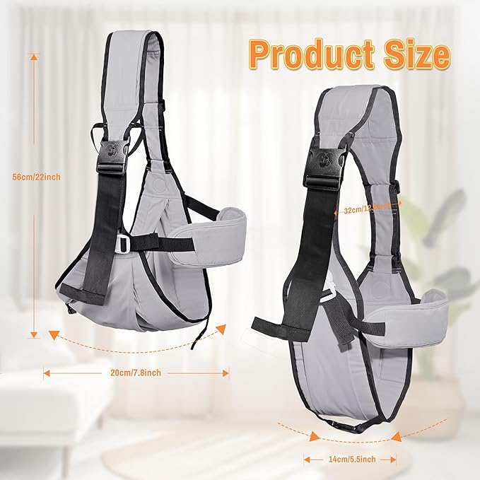 Baby Carrier Newborn to Toddler,Adjustable Baby Sling Carrier,Comfortable and Lightweight Toddler Carrier for 25-60 lbs,Ideal for Shopping Travelling-CubbioJoy
