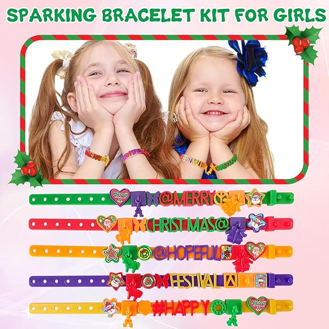 Art & Craft Kits for Kids, DIY Friendship Bracelet Making Kit for Girls, Jewelry Making, Halloween Gifts for Ages 5-12, Toys for Ages 5, 6, 7, 8, 9, 10, 11, 12 Years Old, Party Craft Activity-CubbioJoy