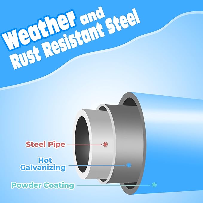 Climbing Dome, Outdoor Toddler Jungle Gym, 7 Ft Climbing Toys for Kids 3-8, Geometric Dome Climber Jungle Gym for Backyard, Outside Climb Dome for Kids Climber-CubbioJoy