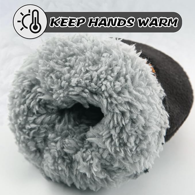 BAVST Baby Toddler Winter Mittens Girls Warm Fleece Lined Gloves Kids Sherpa Lined Mittens for Boys-CubbioJoy