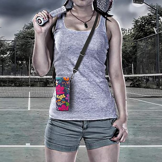 AUPET Water Bottle Bag Carrier,24oz/32oz Insulated Neoprene bottle Sling Holder Case Pouch Cover for 1000ML/750ML Bottles with Shoulder Strap for walking-CubbioJoy