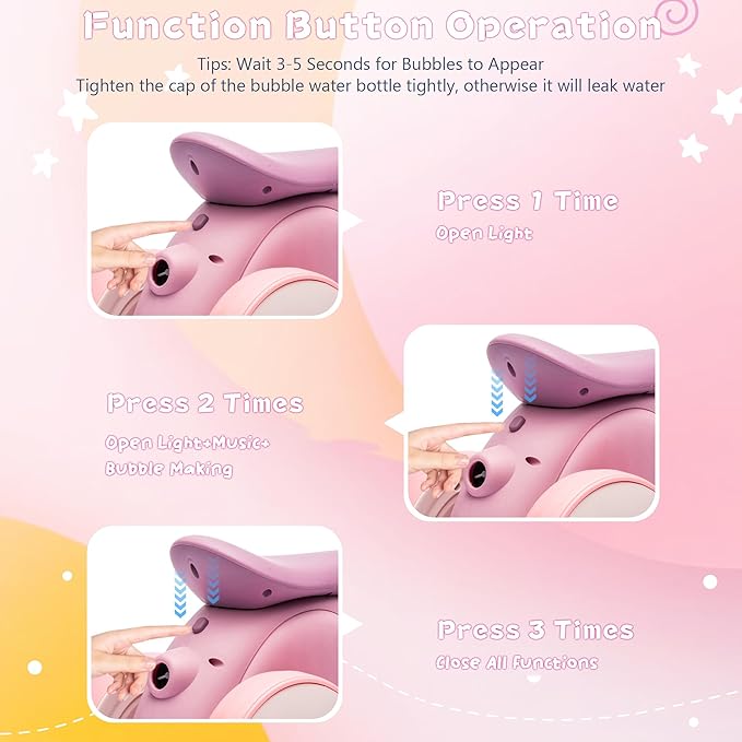 6V Electric Baby Balance Bike for 1 Year Old Boys Girls Ride on Toys 12-48 Months Toddler Balance Bike, 4 Wheels Kids First Bike with Remote Control First Birthday Gifts- Purple-CubbioJoy