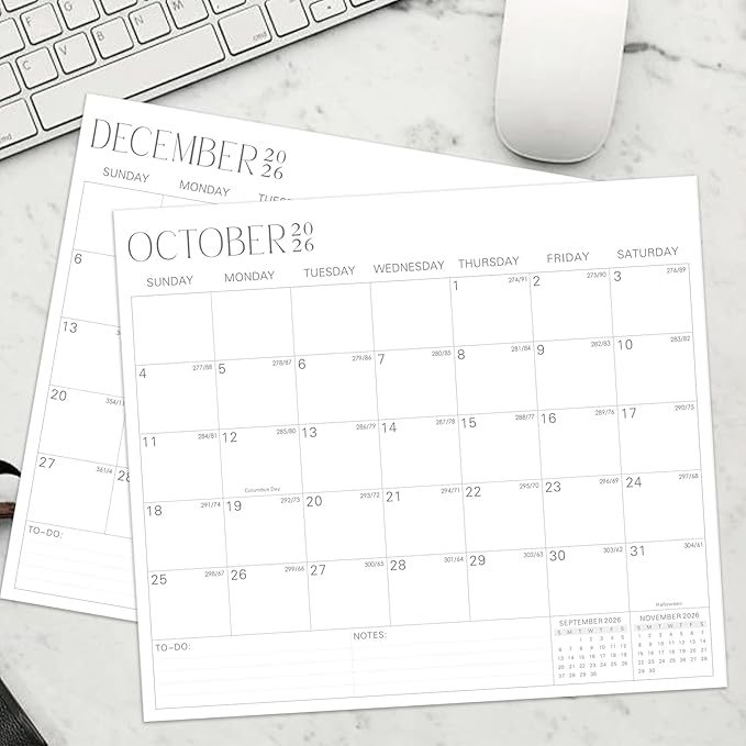 2025-2027 Magnetic Fridge Calendar 21 Monthly Magnetic Calendar for Refrigerator Planner Runs from October 2025 Until June 2027 Easy Organizing Markers Tearable (Simplicity)-CubbioJoy