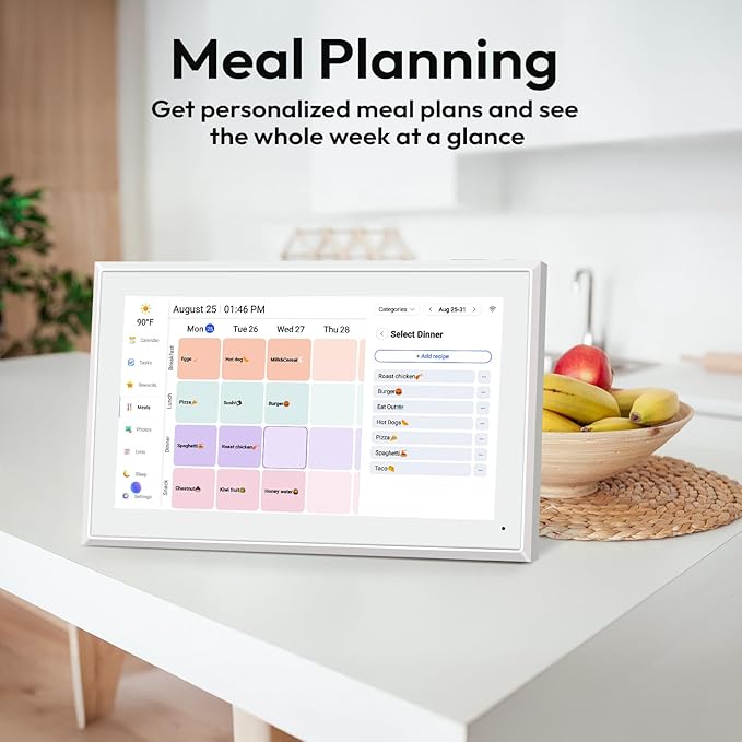 BOCT 15.6'' Digital Calendar Wall - 32GB Memory Touch Screen Chore Chart Smart Calendar,Digital Planner,Auto-Sync,APP Control,Interactive Family Schedules, Gift for Mother-CubbioJoy