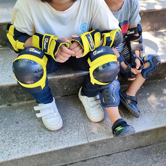 JBM Adult & Kids Knee Pads Elbow Pads and Wrist Guards for Inline Skating, Roller Skating, Skateboarding, Scootering-CubbioJoy